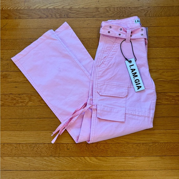 I.AM.GIA light Pink Naima Cargo Pants - Picture 9 of 9
